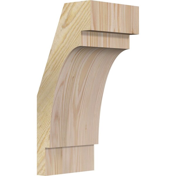 Ekena Millwork 6"W x 6"D x 14"H Merced Rough Sawn Knee Brace, Douglas Fir BRC06X06X14MRC00RDF - main